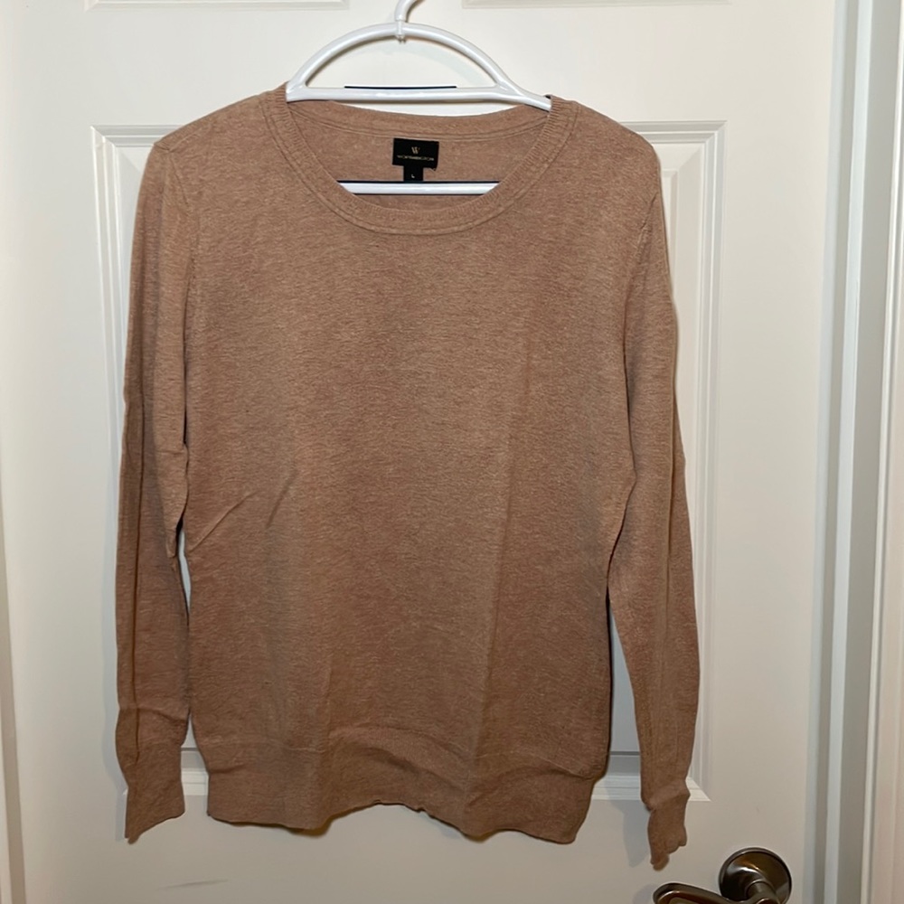Large tan sweater